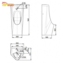 BỒN TIỂU NAM CẢM ỨNG AMERICAN STANDARD WP-6506 CHÍNH HÃNG