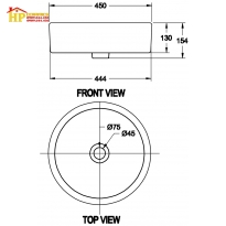 CHẬU LAVABO ĐẶT BÀN AMERICAN STANDARD  WP-F307 CHÍNH HÃNG