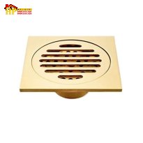 PHỄU THOÁT SÀN 10X10 MẠ VÀNG HG-45