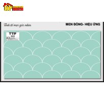 GẠCH ỐP TƯỜNG TRANG TRÍ GIÁ RẺ VAY CÁ XANH NGỌC 3623
