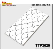 GẠCH ỐP TƯỜNG 30X60 TRANG TRÍ VAY CÁ TRẮNG 3620 GIÁ RẺ