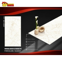 GẠCH LÁT NỀN 60X120 TRẮNG VÂN CHỈ VÀNG 074 NHẬP KHẨU CAO CẤP
