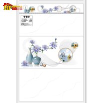 GẠCH ỐP TƯỜNG 30X60 TRẮNG VÂN KHÓI ĐIỂM BÌNH HOA PHONG CÁCH BẮC ÂU CAO CẤP GIÁ RẺ