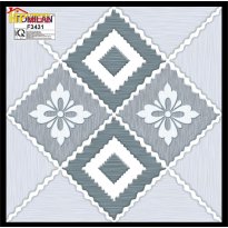 GẠCH LÁT NỀN TOLEL 30X30 MÀU XÁM HỌA TIẾT ĐỐI XỨNG HÌNH THOI BÔNG 3431 CAO CẤP GIÁ RẺ