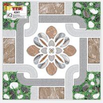 GẠCH SÂN VƯỜN 40X40 HOA VĂN SỎI CỎ GIÁ RẺ