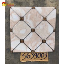 GẠCH TRANG TRÍ 30X30 HOA VĂN HÌNH THOI HỒNG KHẮC KIM NHẬP KHẨU CAO CẤP
