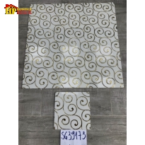 GẠCH TRANG TRÍ 30X30 HOA VĂN HÌNH XOẮN ỐC KHẮC KIM NHẬP KHẨU CAO CẤP