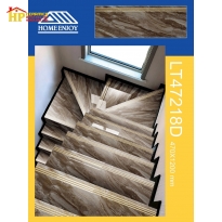 GẠCH CẦU THANG 47X120 NÂU KHẮC KIM