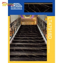 GẠCH LÁT CẦU THANG 47X120 ĐEN VÂN KHẮC KIM