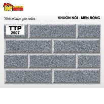GẠCH TRANG TRÍ 25X40 ĐAN XEN CHỮ NHẬT XÁM 2507 CAO CẤP GIÁ RẺ
