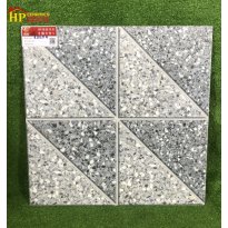 GẠCH SÂN VƯỜN 50X50 TAM GIÁC ĐÁ MÀI 18604
