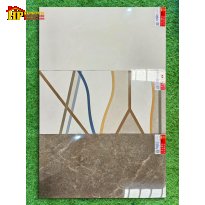 GACH ỐP TƯỜNG 30X60 MÀU NÂU VÀNG VÂN ĐÁ BÓNG KIẾNG HOA VĂN TRAN TRÍ ĐỐI XỨNG CAO CẤP 
