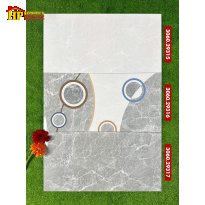 GẠCH ỐP TƯỜNG 30X60 VÂN ĐÁ XÁM BÓNG KIẾNG ĐIỂM VÒNG TRÒN ĐỒNG TÂM CAO CẤP GIÁ RẺ