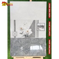 GẠCH ỐP TƯỜNG 30X60 VÂN ĐÁ XÁM ĐIỂM BÔNG TRẮNG BÓNG KIẾNG CAO CẤP