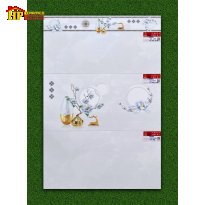 GẠCH ỐP TƯỜNG 30X60 TRẮNG KHÓI ĐIỂM BÔNG XANH THANH KHIẾT CAO CẤP 