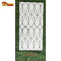 GẠCH TRANG TRÍ 30X60 HOA VĂN HÌNH HỌC ĐAN XEN TRẮNG 36619k NHẬP KHẨU CAO CẤP