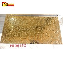 GẠCH TRANG TRÍ 30x60 HOA VĂN NỖI BẬT PHỦ VÀNG 3618D NHẬP KHẨU CAO CẤP