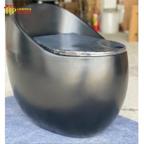 BÀN CẦU KHỐI QUẢ TRỨNG ĐEN NHÁM NHẬP KHẨU CAO CẤP
