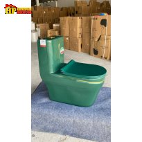 BÀN CẦU KHỐI MÀU XANH LỤC BẢO CHỈ VÀNG NHẬP KHẨU CAO CẤP