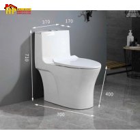 BÀN CẦU KHỐI TRẮNG GIẤU NẮP C017 NHẬP KHẨU CAO CẤP GIÁ RẺ