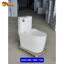 BÀN CẦU MỘT KHỐI TRẮNG NẮP UF 2229 NHẬP KHẨU CAO CẤP GIÁ RẺ