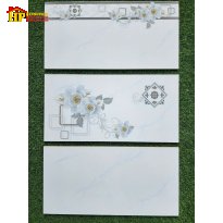 GẠCH ỐP TƯỜNG 30X60 TRẮNG KHÓI VIỀN BÔNG 3611 CAO CẤP GIÁ RẺ