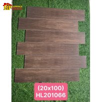 GẠCH  LÁT NỀN GIẢ GỖ 20X100 VÂN GỖ NÂU CAFE 201066 NHẬP KHẨU CAO CẤP