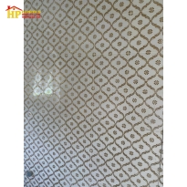GẠCH 30X30 TRẮNG HINH THÔI BÔNG NHỦ VÀNG