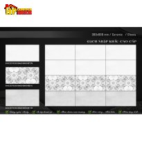 GẠCH ỐP TƯỜNG 30X60 VÂN MÂY XÁM ĐẬM LỢT ĐIỂM HOA VĂN BÔNG CỔ ĐIỂM HIỆU ỨNG 3D NHẬP KHẨU CAO CẤP