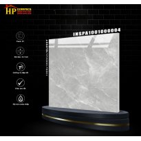 GẠCH LÁT NỀN  100X100 VÂN MARBLE XÁM 004 NHẬP KHẨU CAO CẤP