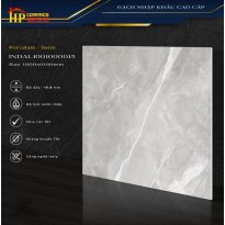 GẠCH LÁT NỀN 100X100 VÂN ĐÁ MARBEL XÁM MỜ MỊN 015 NHẬP KHẨU CAO CẤP