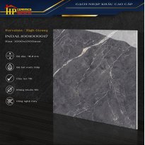 GẠCH  LÁT NỀN 100X100 VÂN ĐÁ XÁM ĐẬM 017  NHẬP KHẨU CAO CẤP