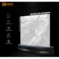 GẠCH LÁT NỀN 1200X1200 VÂN ĐÁ XÁM MARBLE 08 NHẬP KHẨU CAO CẤP