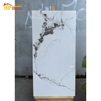 GẠCH lÁT NỀN 60X120  MÀU TRẮNG VÂN ĐEN ĐẬM NHẬP KHẨU CAO CẤP