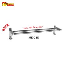 MÁNG KHĂN INOX 304 BÓNG VÀ MỜ HAI THANH VUÔNG MK21 CAO CẤP GIÁ RẺ