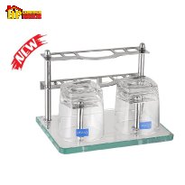 KỆ LY ĐÔI INOX 304
