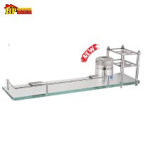 KỆ KIẾNG ĐA NĂNG 2IN1 KÈM ỐNG ĐỂ BÀN CHẢI VÀ LY INOX 304