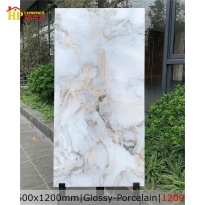 GẠCH LÁT NỀN 60X120 TRẮNG NGỌC TRAI KẾT HỢP SẮC XANH KHÓI MỜ 1209 CAO CẤP GIÁ RẺ