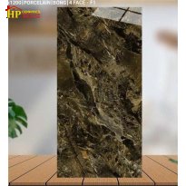 GẠCH LÁT NỀN 60X120 MÀU ĐEN HUYỀN BÍ PHA NÂU VÂN ĐÁ MARBLE ĐẬM 12023 CAO CẤP GIÁ RẺ