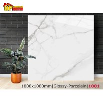 GẠCH LÁT NỀN 100X100 TRẮNG VÂN KHÓI 1001 CAO CẤP GIÁ RẺ