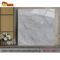 GẠCH LÁT NỀN 100X100 MÀU XÁM GHI VÂN ĐÁ  MARBLE 10011 CAO CẤP GIÁ RẺ