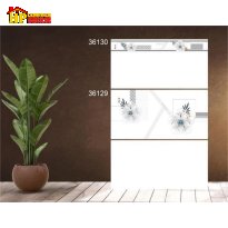 GẠCH ỐP TƯỜNG 30X60 TRẮNG TRƠN ĐIỂM HOA NỔI 3D 36130 CAO CẤP GIÁ RẺ