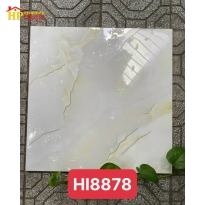 GẠCH LÁT NỀN 80X80 TRẮNG VÂN VÀNG NHẸ 8878