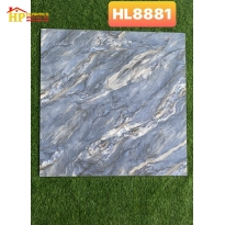 GẠCH LÁT NỀN 80X80 VÂN ĐÁ XÁM XANH ĐẬM 8881