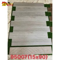 GẠCH LÁT NỀN GIẢ GỖ 15X90 VÂN GỖ XÁM TRO 95007 NHẬP KHẨU CAO CẤP