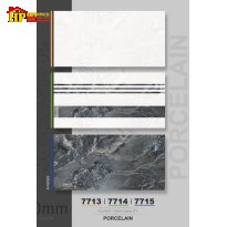 GẠCH ỐP TƯỜNG 40X80 ĐÁ BÓNG VÂN ĐÁ XÁM ĐEN 7715