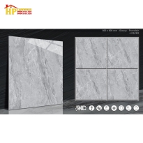 GẠCH LÁT NỀN 80X80 VÂN ĐÁ MARBLE XÁM 