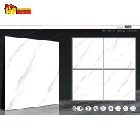 GẠCH LÁT NỀN 100X100 TRẮNG VÂN KHÓI 1361