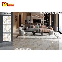 GẠCH LÁT NỀN 100X100  TRẮNG VÂN ĐÁ MARBLE 1356