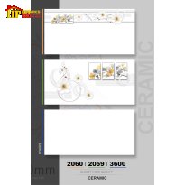 GẠCH ỐP TƯỜNG 30X60 TRẮNG TRƠN 3600